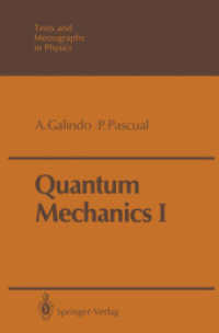 Quantum Mechanics I (Theoretical and Mathematical Physics) （Reprint）