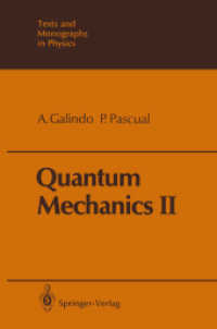 Quantum Mechanics II (Theoretical and Mathematical Physics) （Reprint）