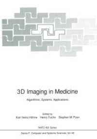 3d Imaging in Medicine : Algorithms, Systems, Applications (NATO Asi Series (Closed) / NATO Asi Subseries F: (Closed)) （Reprint）