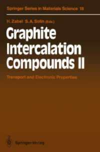 Graphite Intercalation Compounds II: Transport and Electronic Properties (Springer Series in Materials Science) 〈18〉