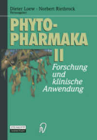 Phytopharmaka II : Forschung und klinische Anwendung （Softcover reprint of the original 1st ed. 1996. 2012. x, 212 S. X, 212）