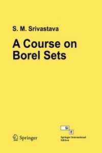 A Course on Borel Sets (Graduate Texts in Mathematics) （Reprint）