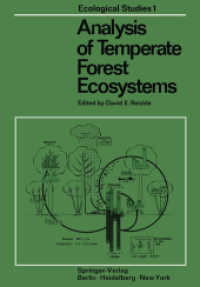 Analysis of Temperate Forest Ecosystems (Ecological Studies)