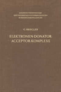 Elektronen-Donator-Acceptor-Komplexe (Molekülverbindungen und Koordinationsverbindungen in Einzeldarstellungen)