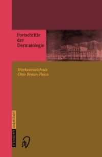 Fortschritte der Dermatologie : Werkverzeichnis