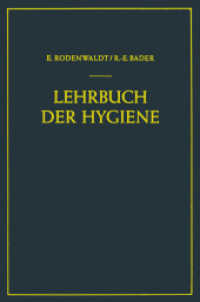 Lehrbuch der Hygiene （Softcover Reprint of the Original 1st 1951）