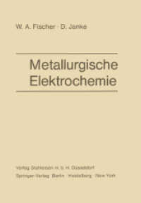 Metallurgische Elektrochemie （Softcover reprint of the original 1st ed. 1975. 2013. xi, 525 S. XI, 5）