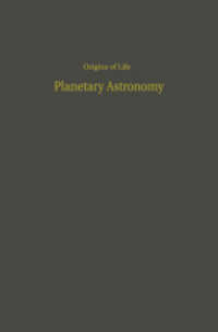Proceedings of the Third Conference on Origins of Life : Planetary Astronomy （Reprint）