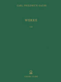 Werke : Siebenter Band （2014. vii, 650 S. VII, 650 S. 2 Abb. 279 mm）