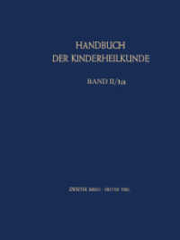 Pädiatrische Diagnostik. Pädiatrische Therapie., 3 Tle. (Handbuch der Kinderheilkunde 2) （Softcover reprint of the original 1st ed. 1966. 2014. xxxv, 1740 S. XX）