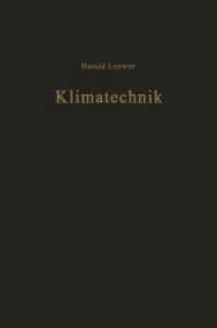 Klimatechnik : Grundlagen Und Anwendungen Der Luftkonditionierung （Reprint）