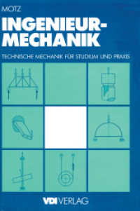 Ingenieur-Mechanik : Technische Mechanik Fur Studium Und Praxis (Vdi-buch) （Reprint）