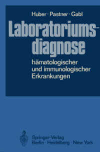 Laboratoriumsdiagnose Hamatologischer Und Immunologischer Erkrankungen （Reprint）