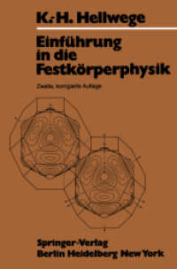Einf Hrung in Die Festk Rperphysik （2ND）
