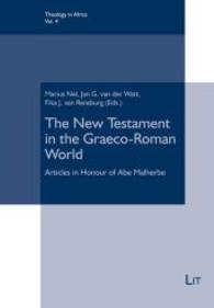 The New Testament in the Graeco-Roman World : Articles in Honour of Abe Malherbe (Theology in Africa .4) （2015. 328 S. 21.0 cm）