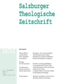 Salzburger Theologische Zeitschrift. 16. Jahrgang, 2. Heft 2012 (Salzburger Theologische Zeitschrift H.2012/2) （2013. 232 S. 23.5 cm）