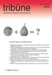 tribüne. zeitschrift für sprache und schreibung. 2/2010 (tribüne. zeitschrift für sprache und schreibung .2) （1., Aufl. 2010. 32 S. 260 mm）