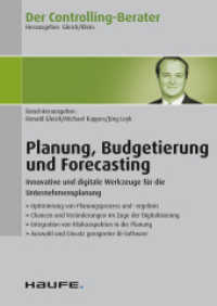 Der Controlling-Berater : Innovative und digitale Werkzeuge für die Unternehmensplanung (Der Controlling-Berater .59) （2019. 220 S. 240.000 mm）