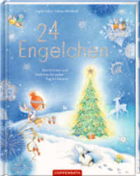 24 Engelchen : Geschichten & Gedichte f&uuml;r jeden Tag im Advent: Adventskalender-Buch mit liebevollen Vorlesegeschichten f&uuml;r Kinder ab 3 Jahren （2026. 64 S. 4-fbg. 265 mm）