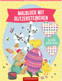 Malblock mit Glitzersteinchen Frohe Ostern : Mit über 300 Glitzersteinchen: Oster-Malblock mit 300 Glitzerstickern für kreativen Bastelspaß ab 5 Jahren （2026. 48 S. 1-fbg. 244 mm）