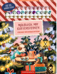 Malblock mit Glitzersteinen : 200 extragro&szlig;e Diamant-Sticker: Weihnachtlicher Malblock mit 200+ selbstklebenden Diamantstickern; ab 4 Jahren
