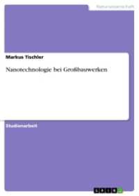 Nanotechnologie bei Großbauwerken (Akademische Schriftenreihe Bd.V207185) （2013. 28 S. 2 Farbabb. 210 mm）