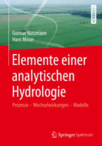 Elemente einer analytischen Hydrologie : Prozesse - Wechselwirkungen - Modelle