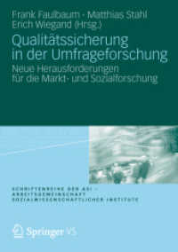 Qualitätssicherung in der Umfrageforschung : Neue Herausforderungen für die Markt- und Sozialforschung (Schriftenreihe der Asi - Arbeitsgemeinschaft Sozialwissenschaftlicher Institute)
