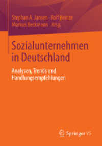 Sozialunternehmen in Deutschland : Analysen, Trends und Handlungsempfehlungen