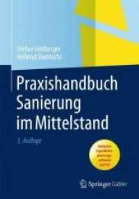 Praxishandbuch Sanierung im Mittelstand， m. CD-ROM : Inklusive Liquiditätsplanungssoftware auf CD