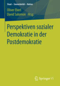 Perspektiven sozialer Demokratie in der Postdemokratie (Staat - Souveränität - Nation)