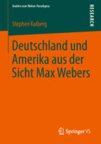 Deutschland und Amerika aus der Sicht Max Webers (Studien zum Weber-paradigma)