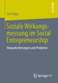 Soziale Wirkungsmessung im Social Entrepreneurship : Herausforderungen und Probleme
