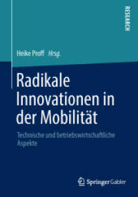 Radikale Innovationen in der Mobilität : Technische und betriebswirtschaftliche Aspekte