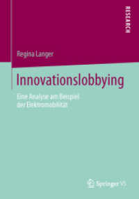 Innovationslobbying : Eine Analyse am Beispiel der Elektromobilität （2014）
