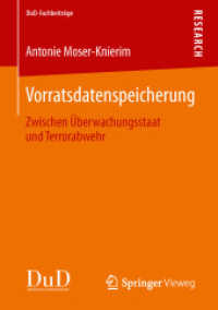 Vorratsdatenspeicherung : Zwischen Überwachungsstaat und Terrorabwehr (Dud-fachbeiträge)