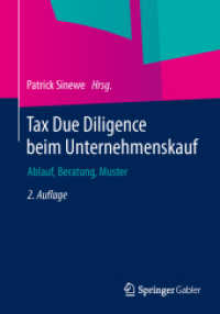 Tax Due Diligence beim Unternehmenskauf : Ablauf， Beratung， Muster
