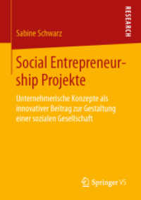Social Entrepreneurship Projekte : Unternehmerische Konzepte als innovativer Beitrag zur Gestaltung einer sozialen Gesellschaft