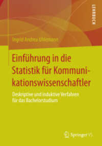 Einführung in die Statistik für Kommunikationswissenschaftler : Deskriptive und induktive Verfahren für das Bachelorstudium