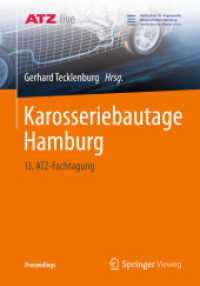 Karosseriebautage Hamburg : 13. ATZ-Fachtagung (Proceedings)