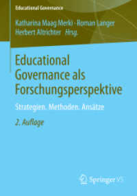 Educational Governance als Forschungsperspektive : Strategien. Methoden. Ansätze (Educational Governance) （2ND）