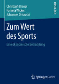 Zum Wert des Sports : Eine ökonomische Betrachtung