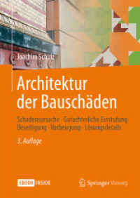 Architektur der Bauschäden : Schadensursache - Gutachterliche Einstufung - Beseitigung - Vorbeugung - Lösungsdetails
