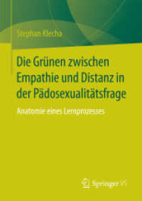 Die Grünen zwischen Empathie und Distanz in der Pädosexualitätsfrage : Anatomie eines Lernprozesses