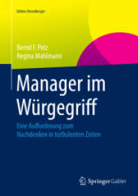 Manager im Würgegriff : Eine Aufforderung zum Nachdenken in turbulenten Zeiten (Edition Rosenberger)