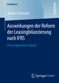 Auswirkungen der Reform der Leasingbilanzierung nach IFRS : Eine empirische Analyse (Bestmasters)