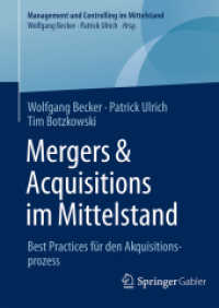 Mergers & Acquisitions im Mittelstand : Best Practices für den Akquisitionsprozess (Management und Controlling im Mittelstand)