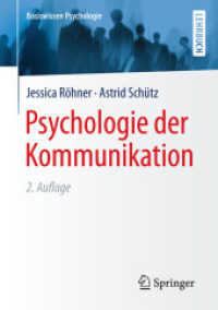 Psychologie Der Kommunikation (Basiswissen Psychologie) -- Paperback / softback (German Language Edition) （2nd 2. Auf）
