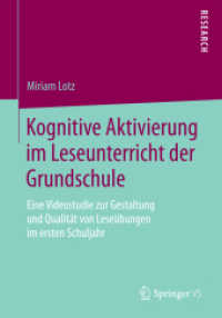 Kognitive Aktivierung im Leseunterricht der Grundschule : Eine Videostudie zur Gestaltung und Qualität von Leseübungen im ersten Schuljahr