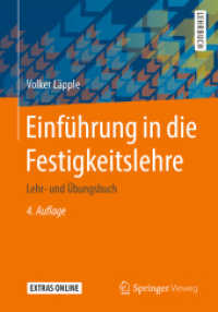 Einführung in die Festigkeitslehre : Lehr- und Übungsbuch (Springer-Lehrbuch) （4. Aufl. 2017. xiii, 432 S. XIII, 432 S. 203 Abb., 5 Abb. in Farbe. 24）